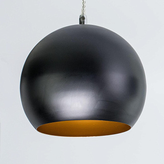 Подвесной светильник Citilux Оми CL945115, хром-черный, диаметр 18 см