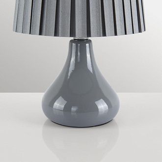 Настольная лампа 18*18*27 см, 1*E14*40W, Lumion Naina 8184/1T, серый