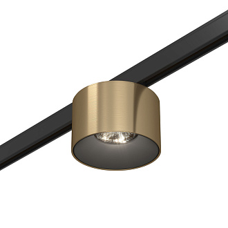 Магнитный трековый светильник 6*3,8 см, 1*LED*5W 4000K ST LUCE Super5 ST669.346.05 латунь