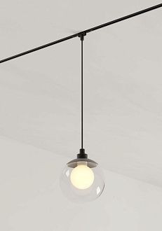 Трековый магнитный светильник 10 см, 5W, 4000K, Crystal Lux CLT 0.36 005 5W BL 4000K, черный
