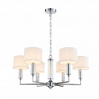 Подвесная люстра Favourite Laciness 2607-6P, D660*H300/1350, хром