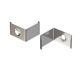 Комплект креплений (для профиля ALM008S) 10 шт.  12*12*7 мм Maytoni Led strip Серый ALM008MT