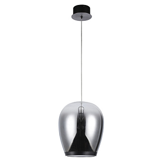 Светильник подвесной 25*30 см, 1 LED*20W, 4000 К, Divinare Campo 5875/51 SP-20, Дымчатый