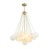 Люстра 55*55*80 см, 3*E27 Gerhort G61372/19GD WT, Золото;Белый