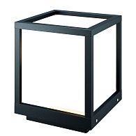 Уличный светильник 16*16*19-19 см, вр  см, 1*E27*20W, K, Mantra Utah MAN8928, темно-серый