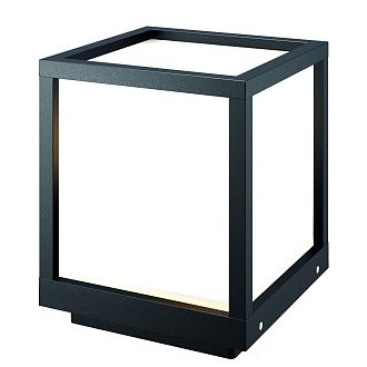 Уличный светильник 16*16*19-19 см, вр  см, 1*E27*20W, K, Mantra Utah MAN8928, темно-серый