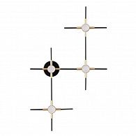 Бра 39*60 см, 14W, 4000K Odeon Light Costella 3906/14WL, черный-золото