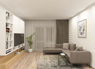 Светильник на шине 40,6*2,5*4,1- см, *LED*18W, 2700-6000K, Denkirs SMART GRILL DK8002-CONN-WH, белый алюминий