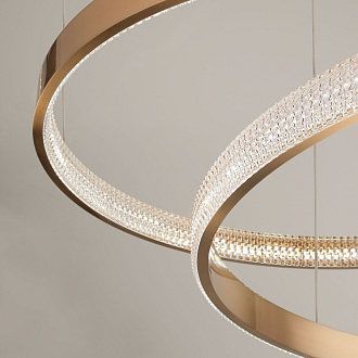 Светильник 128*142*110 см, *LED, 160W, 3300;4200;6500 Eurosvet Posh 90175/5, медь