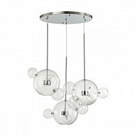 Светодиодная люстра 80*145 см, LED 36W, 4000K, 1830Lm, 7-10 м2 см Odeon Light Bubbles 4802/36LA Хром