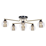 Люстра 68*26 см, 6 E14*40W,  К, Arte Lamp Manchester A7045PL-6BK, Черный
