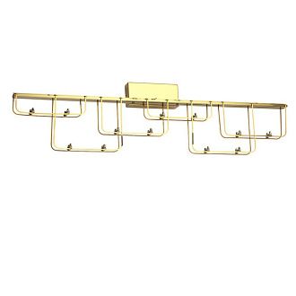 Настенный светильник 85**-21,5 см, 24*LED*12W, 3000K, Odeon Light ZAHA 7060/12WL, золото