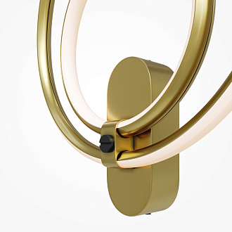 Бра 4*30*34 см, LED, 3000К, Maytoni LINK MOD357WL-L16BS3K латунный