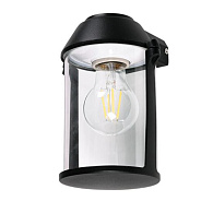 Уличный настенный светильник 18 см, Arte Lamp Minchir A8306AL-1BK, черный