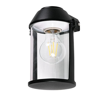 Уличный настенный светильник 18 см, Arte Lamp Minchir A8306AL-1BK, черный