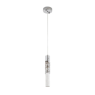 Подвесной светильник 10*10*112 см, LED 5W, 4000K, Хром MODELUX ML.88963.1 CR