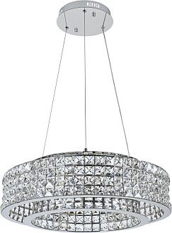 Подвесная люстра 60 см, 80W, 3000-6000K, Stilfort Karnelli 4024/09/06P, хром