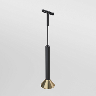 Светильник 6 см, 3W, 3000K, Elektrostandard Mini Magnetic 85164/01, черный-латунь