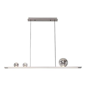 Линейно-подвесной светильник 120 см, 36W, 4000K, Lussole Fishers LSP-7454, серый