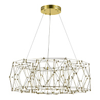 Подвесная люстра 80*26 см, LED, 48W, 4000К, ST-Luce sl6602 SL6602.203.48 золотой