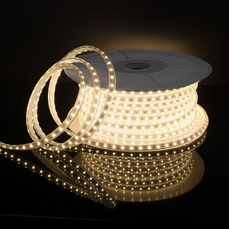 Светодиодная лента Лента светодиодная 220V 14,4W 120Led 2835 IP65 дневной белый, 50 м Elektrostandard