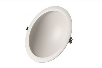 Светильник встраиваемый 30*6,3 см, вр 28,5 см, *LED*30W, 4000K, Mantra Cabrera MANC0050, матовый белый
