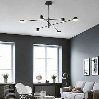 Люстра на штанге Inodesign Motvikt Black 41.1206
