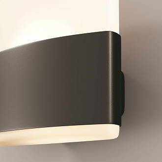 Светильник настенный 8*16*17 см, LED, 12W, 3000К, Maytoni Rom O442WL-L12GF3K1 серый