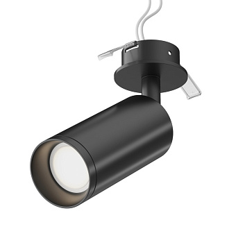 Встраиваемый светильник Maytoni Focus C018CL-01B, черный, вр 5 см