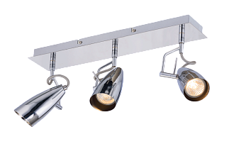 Спот L540 x W160 x H200, мм, 3*15W (45W), CH (Хром) Sfera Sveta 8761-03/B102 CH