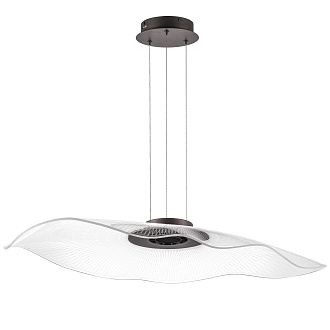 Люстра подвесная 50*13-150 см, 34W, 3000K, Lightstar Varese 731483, Кофейный