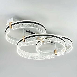 Потолочный светильник 88*50*21- см, *LED*177W, 3000-6000K, MODELIGHT  MDL.1058.880CL WH, Черный, Золото, Белый