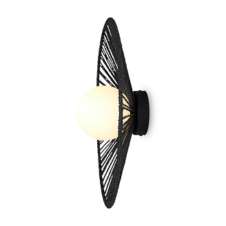 Бра 40*40*40 см, 1*E14, 40W, Freya COTTAGE FR5405WL-01B2 черный