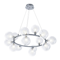 Подвесной светильник 75*80/120 см, 15*G9 MODESTYLE MS.6030.15 SL серебро