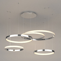 Светильник 128*142*110 см, *LED, 160W, 3300;4200;6500 Eurosvet Posh 90175/5, хром