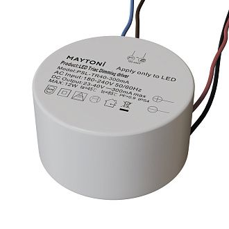 Блок питания 4,5*4,5*2,5 см, Maytoni Technical psl-tr PSL-TR40-300mA белый