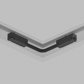 Коннектор 16,5*1,6 см, Denkirs SMART SLIM BASE | СМАРТ СЛИМ БЕЙС TR2423-BK, черный