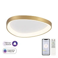 Светильник 46 см, 55W, 3000-5500K, Citilux GENKA SMART CL756A142, золото