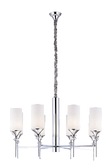 Люстра  800*500-1500, 8*E14, 40W NewRgy Модерн 8903/8CR CHROME, Хром