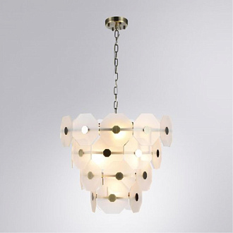 Люстра 44*38 см, 7 E14*40W,  К, Arte Lamp Lambrusco A4069LM-7AB, Античная Бронза