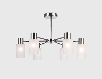 Подвесной светильник 62*62*38,5- см, 6*E14*40W, K, Ambrella Light Traditional TR9572, сатин