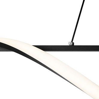 Подвесной светильник 100*20*-130 см, *LED*19W, 4000K, Freya  FR6060PL-L48B, Черный