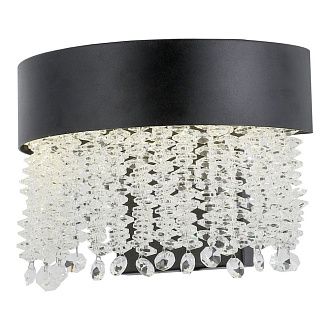 Бра 20 см, 6W, 3000K, Lussole Starr LSP-7476, черный