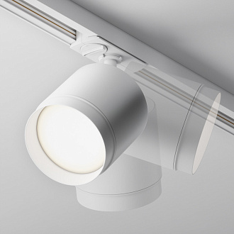Трековый светильник 8,2*14,8 см, 1 GX53*15W Polar TR088-1-GX53-W Maytoni Single phase track system Unity, Белый