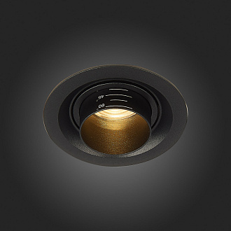 Встраиваемый светильник Zoom 9 см, 7W 3000K ST LUCE Встраиваемые светильники ST701.438.07 Черный