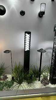 Уличный светодиодный светильник Novotech Galeati 358115, 10W LED, 3000K, темно-серый