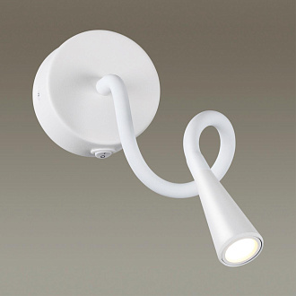 Настенный светильник Odeon Light Odds 4255/3WL, 3W LED, 3000K, белый