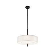 Подвесной светильник 50*50*346 см, 5*E27*60W, Maytoni Bergamo MOD613PL-05W1, черный