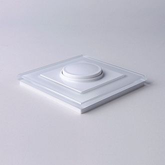 W0011101 Рамка на 1 пост Favorit, белый,стекло Werkel, 4690389158940