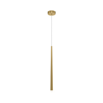 Подвесной светильник 3,5*3,5*368,8 см, LED, 6W, 2600К-3500К, Maytoni cascade MOD132PL-L6BSK латунный